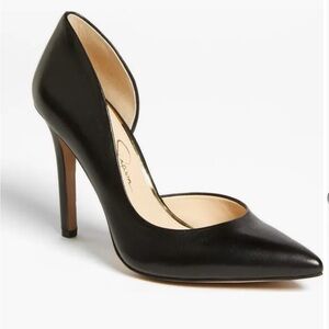Jessica Simpson Shiny Black Pumps